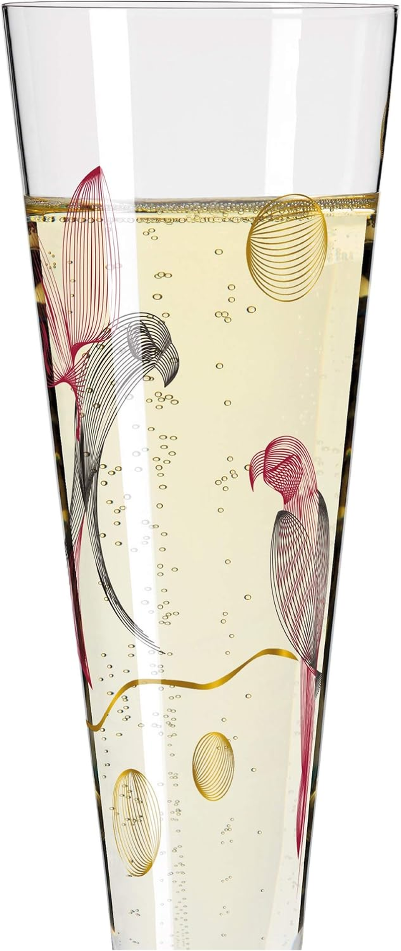 RITZENHOFF Goldnacht No. 16 1071016 Champagne Glass 200 Ml Elegant Designer Piece with Real Gold Made in Germany image number 1