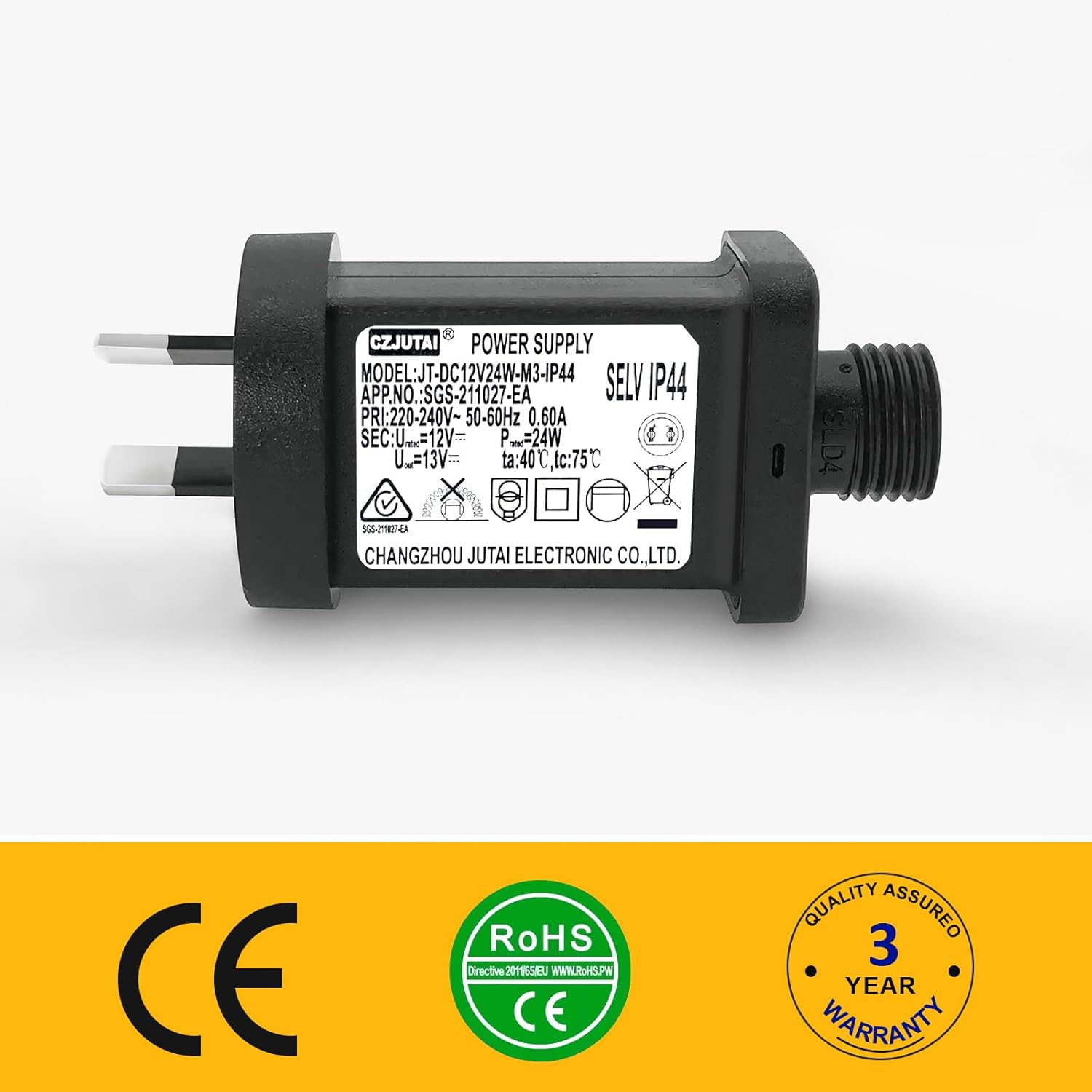 Premieradater 2 Pcs of Power Supply for CZJUTAI JT-DC12V24W Christmas Lighting, IP44 [A3S4] image number 3
