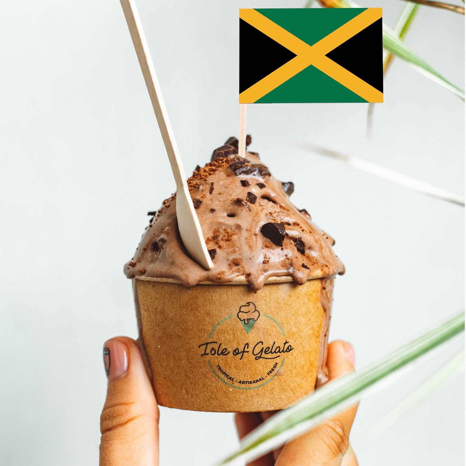 100 PCS Jamaica Flag Cake Topper,Jamaican Cupcake Stand for Party Decoration Supplies image number 1