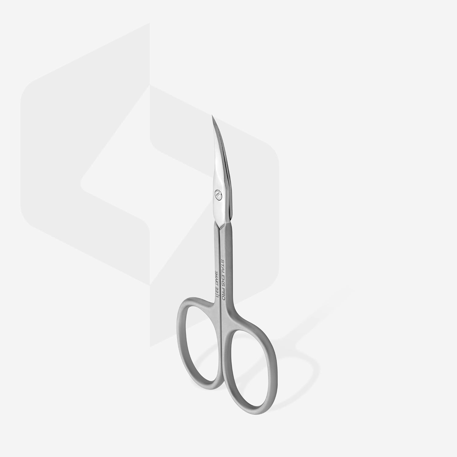Staleks Pro Smart 22 Type 1 Cuticle Scissors ? Medium Straight Handles ? Slim Blades for Clean Cuticle Trimming