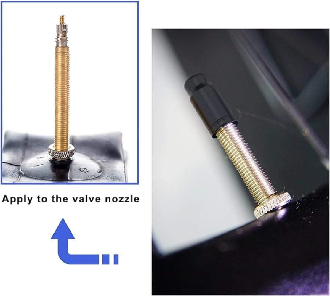 10PCS Bicycle Presta Valve Caps, 5 Colors Bike Tire Presta Valve Stem Covers,Colorful Aluminum Alloy Tyre Dust Caps, Prolong the Service Life of Tires for Mountain Bikes Road Bikes Folding Bikes image number 6