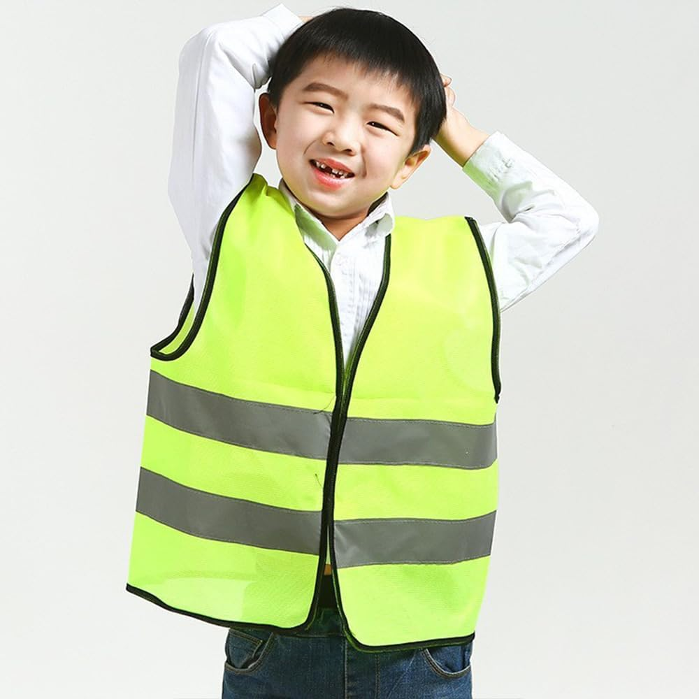 2 Pcssafety Vest High Visibility Reflective Vest High Vis Construction Vest with Elastic Waistband,High Vis Jacket with Reflective Strips for Outdoor image number 5