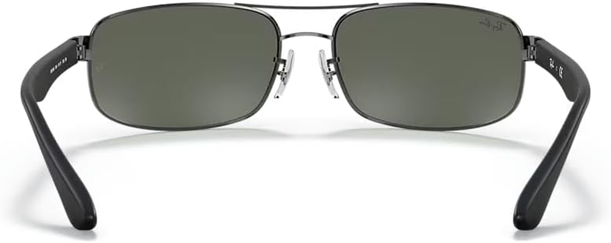 RAY-BAN Non Polarised Sunglasses, 0RB3445, Gunmetal & Green Classic G-15, 61Mm image number 3