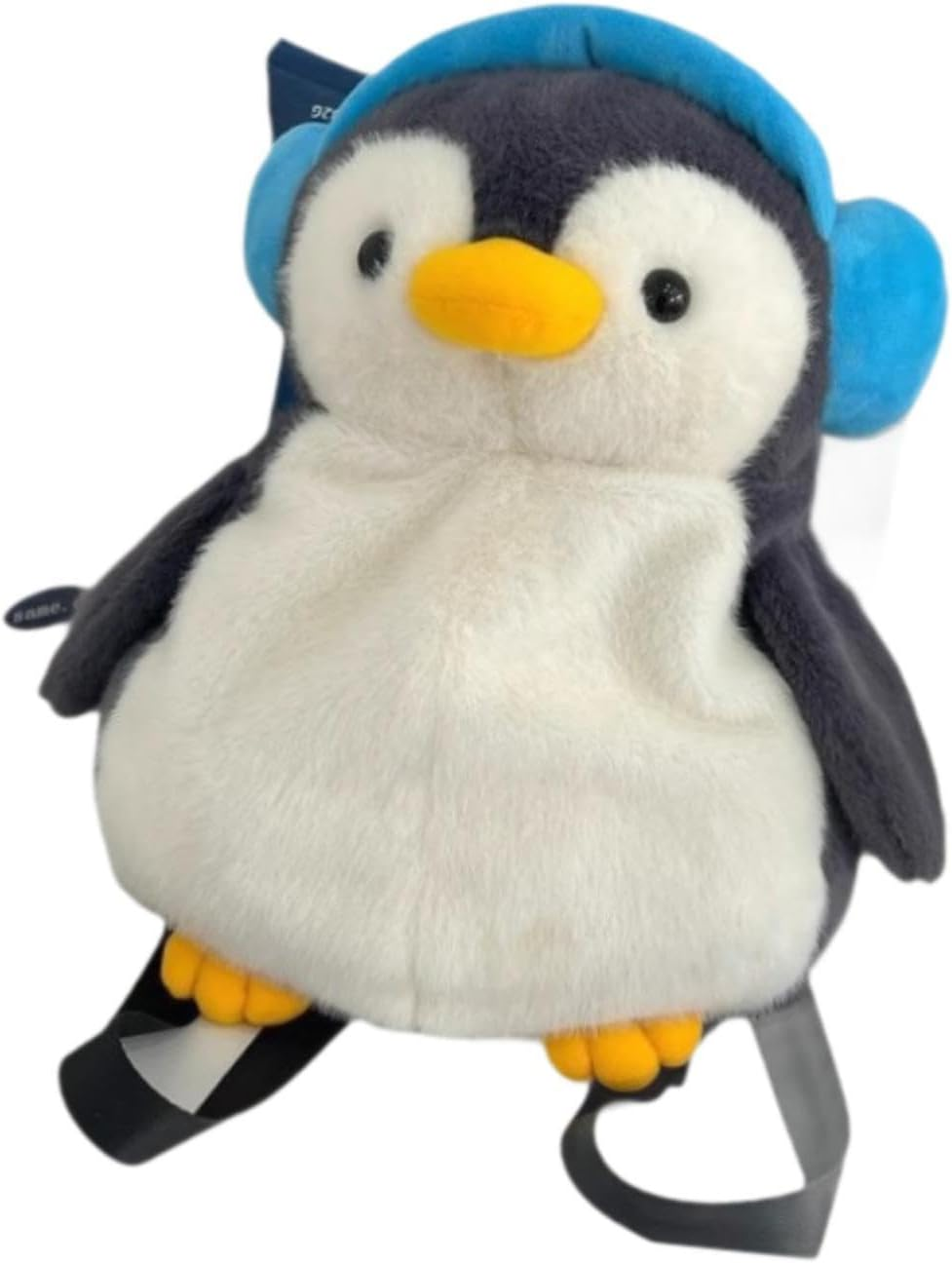 Yuksok Cartoon Penguin Doll Backpack Animal Toy Soft 11.4X15Inch Versatile for Birthday Gift Small Travel Bag Handbag image number 4