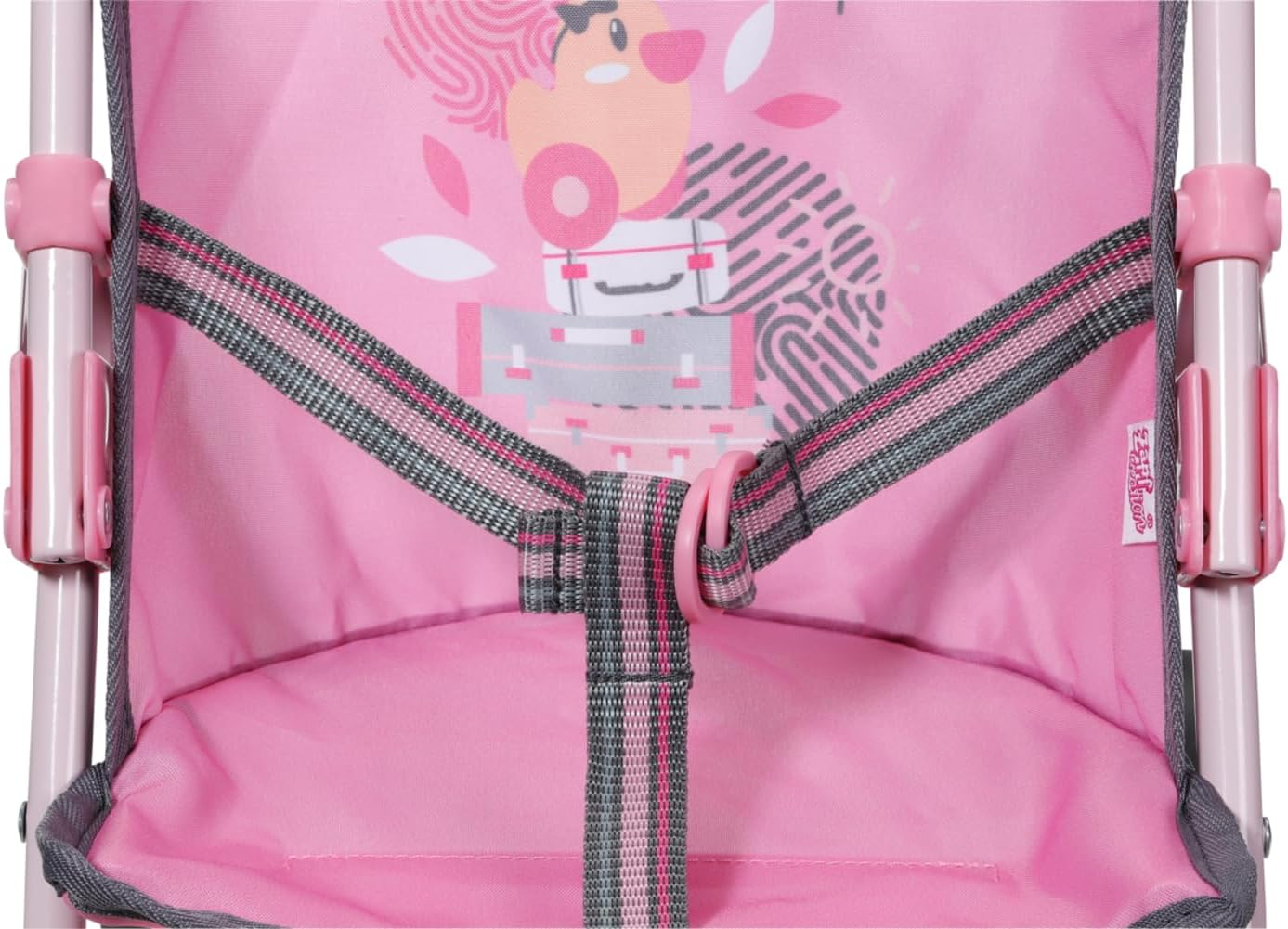 BABY Born Stroller with Bag for 43Cm Dolls - Easy for Small Hands, Creative Play Promotes Empathy & Social Skills, for Toddlers 3 Years & up - Includes Net Bag image number 1