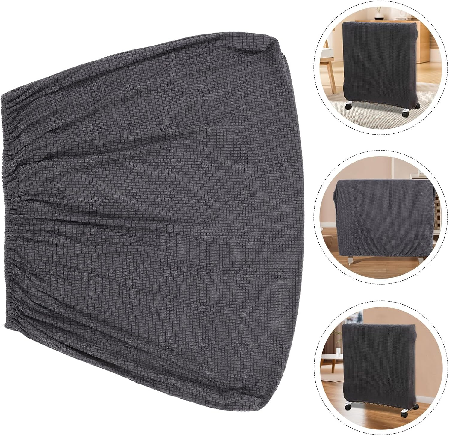 Fabric Radiator Dust Cover for Electric and Oil Heaters Soft Comfortable Heater Protector with Elastic Fit Easy to Install and Remove Suitable for Indoor Heating Devices in Winter image number 1