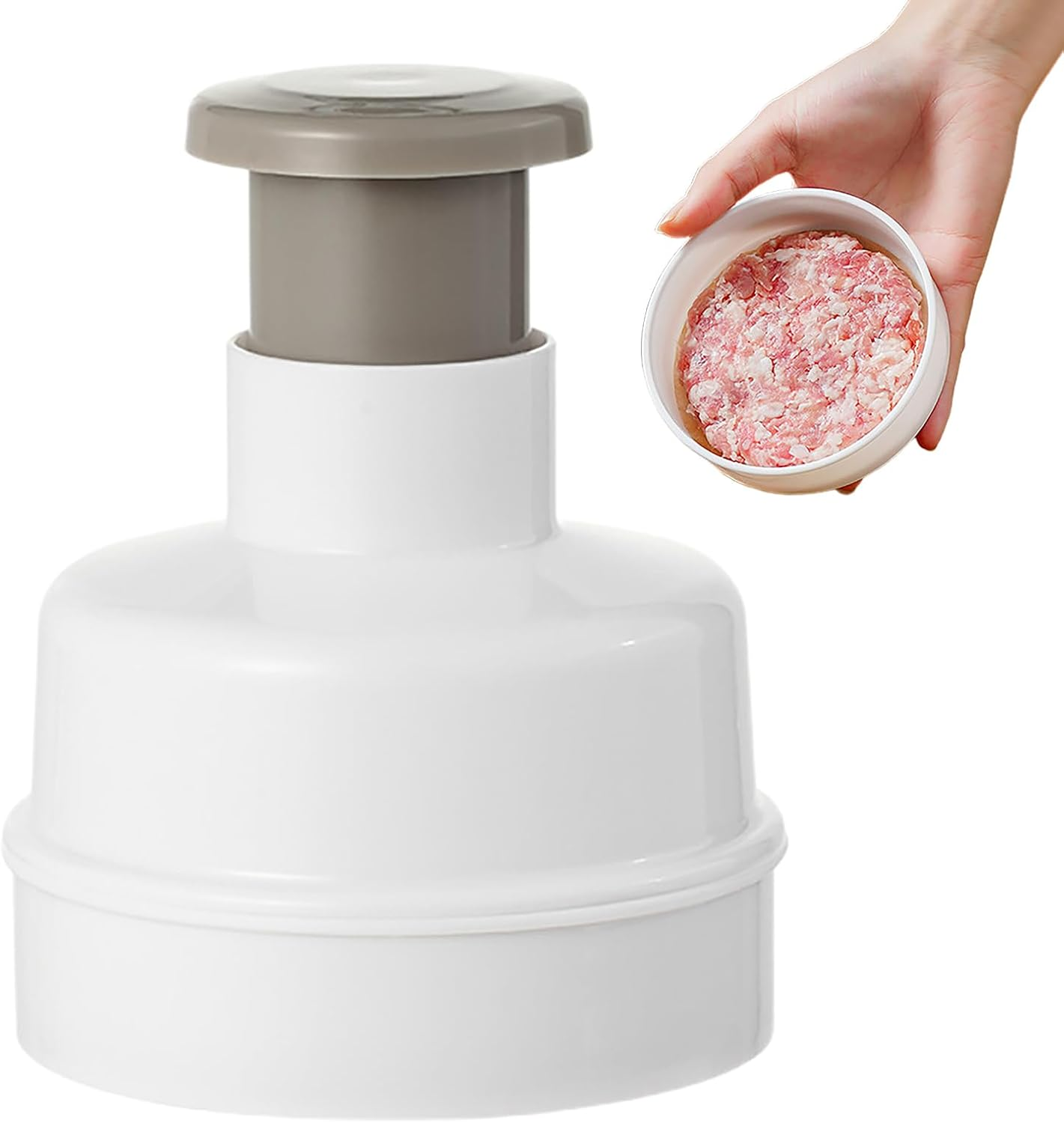 Burger Patty Press,Burger Mold Patty Maker Non Stick Tool - Grilling Tools Ergonomic Kitchen Gadgets for Beef Sausage Bacon Shrimp Cooking Restaurant Home Apartment Camping Barbecue image number 3