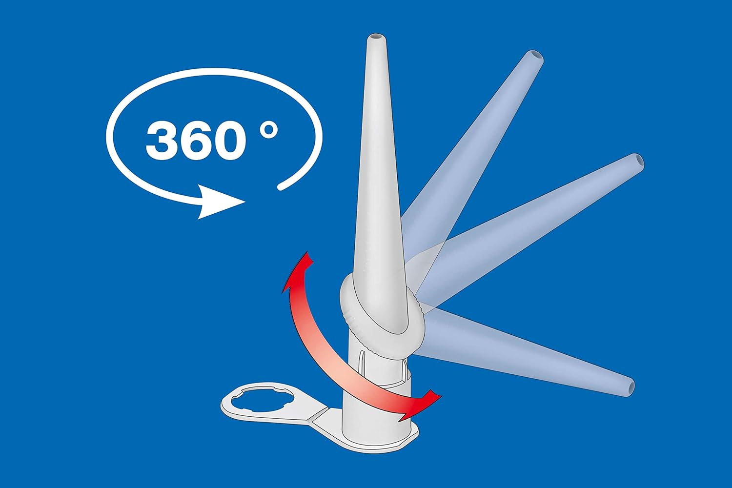 Cramer K12212 Silikond&uuml;se Rotating Silicone Nozzle,4 Count (Pack of 1) image number 4