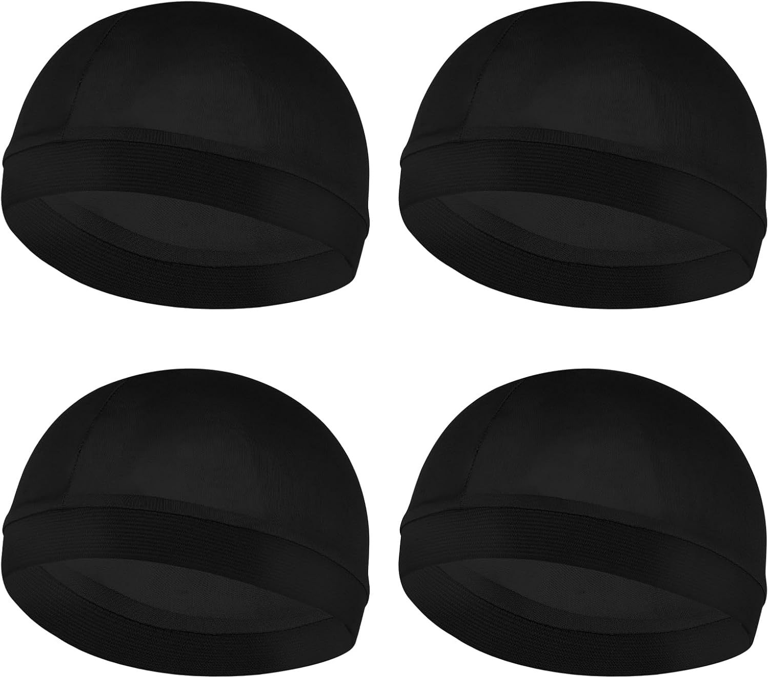 Silky Bonnet for Men, Wave Cap Satin Silk Hair Bonnet for Sleep, Durags Elastic Band Wave Caps for 360 540 720 Waves