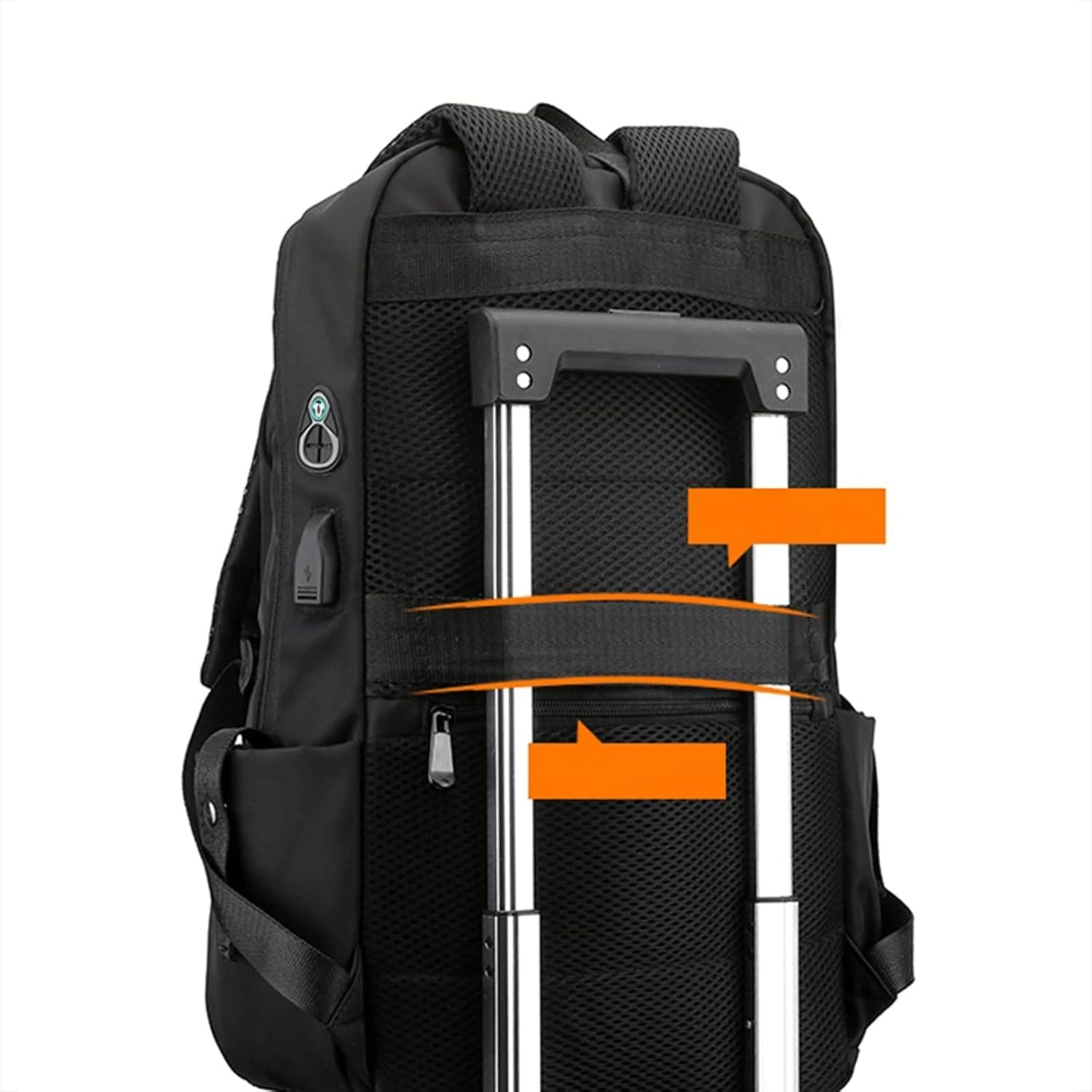 STBTOO Laptop Bags Mens Backpack Multifunctional Laptop Waterproof Bag 15.6-Inch USB Charging Mens Business Backpack image number 6