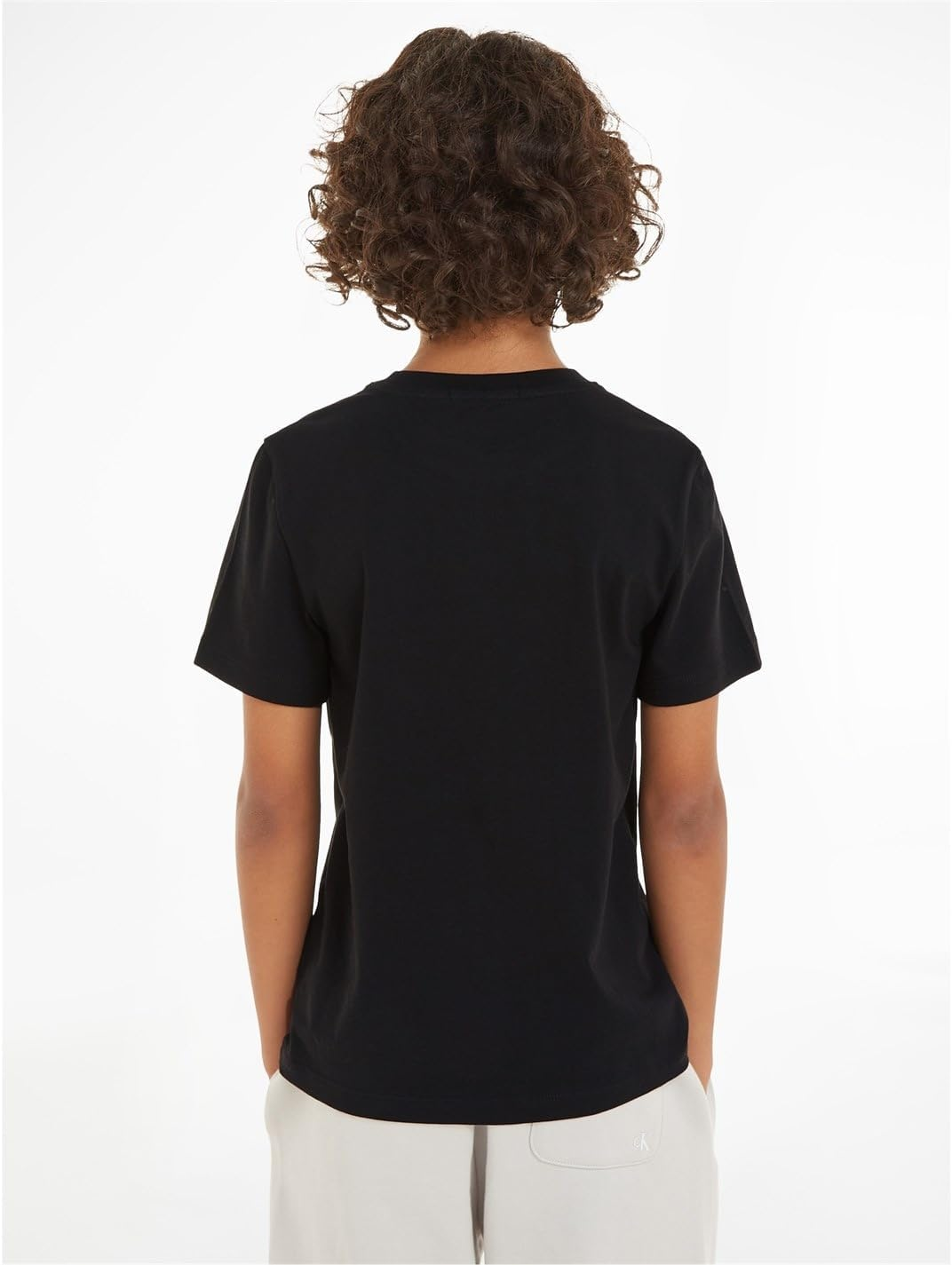 Calvin Klein Kids Monogram SS T-Shirt, Black, 10 image number 1