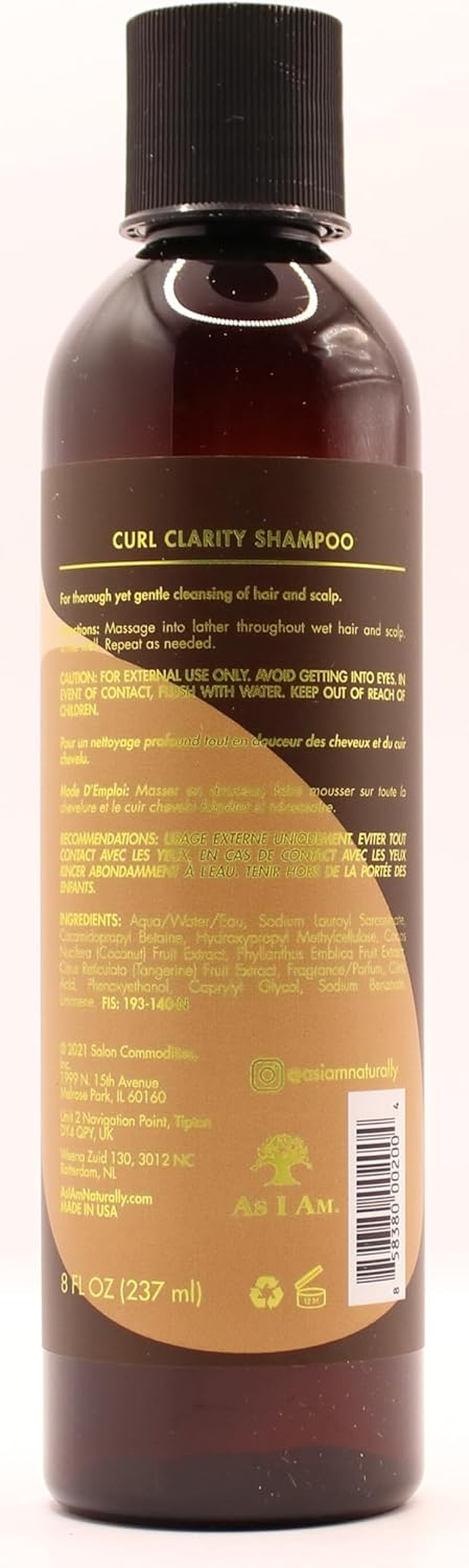 As I Am Naturally Curl Clarity Leave-In Conditioner and Co-Wash Conditioner Set of 3