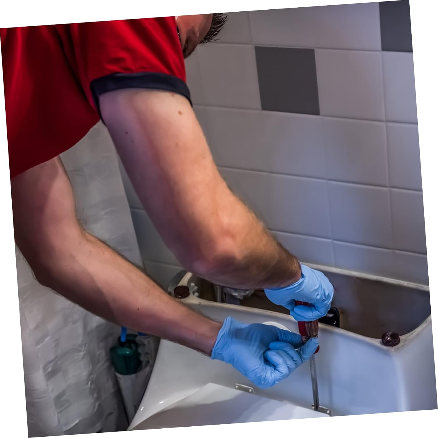 TEHAUX Replacement Toilet Hinge Toilet Seat Hinges Quick Release Zinc Alloy Easy Install image number 3