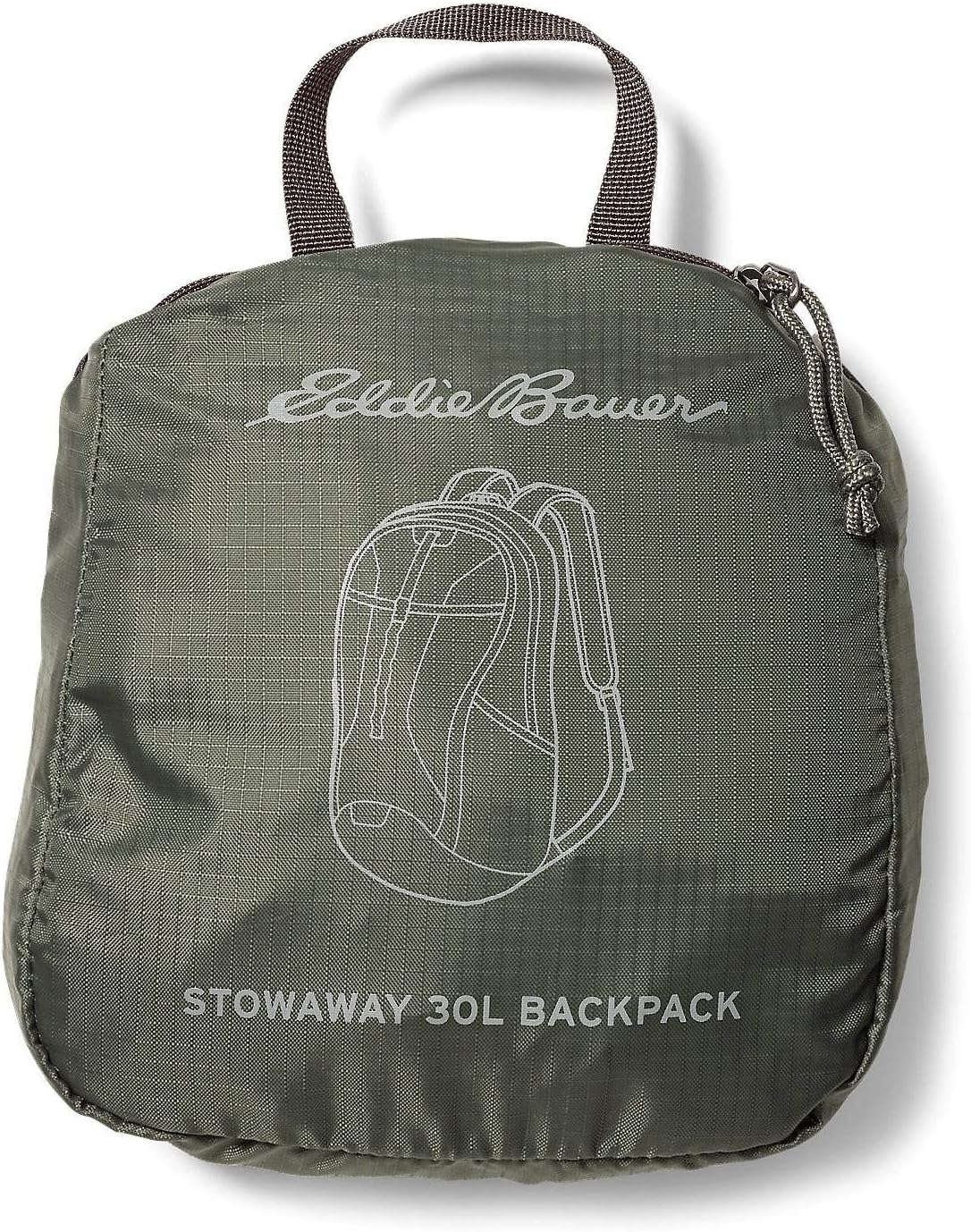 Eddie Bauer Stowaway Packable Backpack 30L W/ 2 Mesh Side Pockets and Water Resistant image number 7