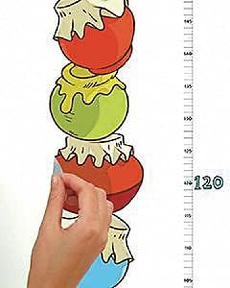 Roommates Growth Chart RMK1501GC: Winnie Pooh Peel & Stick Inches image number 2