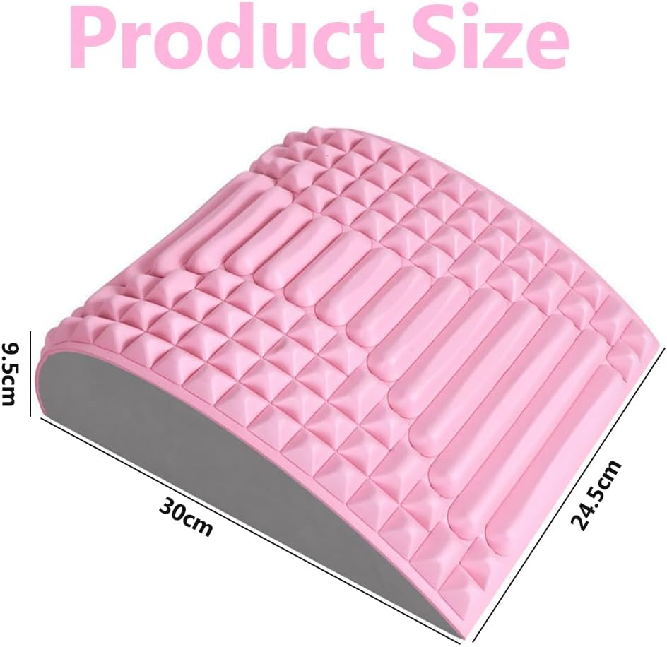 MOTRAIN Stretching Spine Relaxation Cushion with Durable Material, Yoga Lumbar Support Pillow, Thickened Massage Yoga Block for Back Pain Relief, Fitness and Exercise Aid image number 3