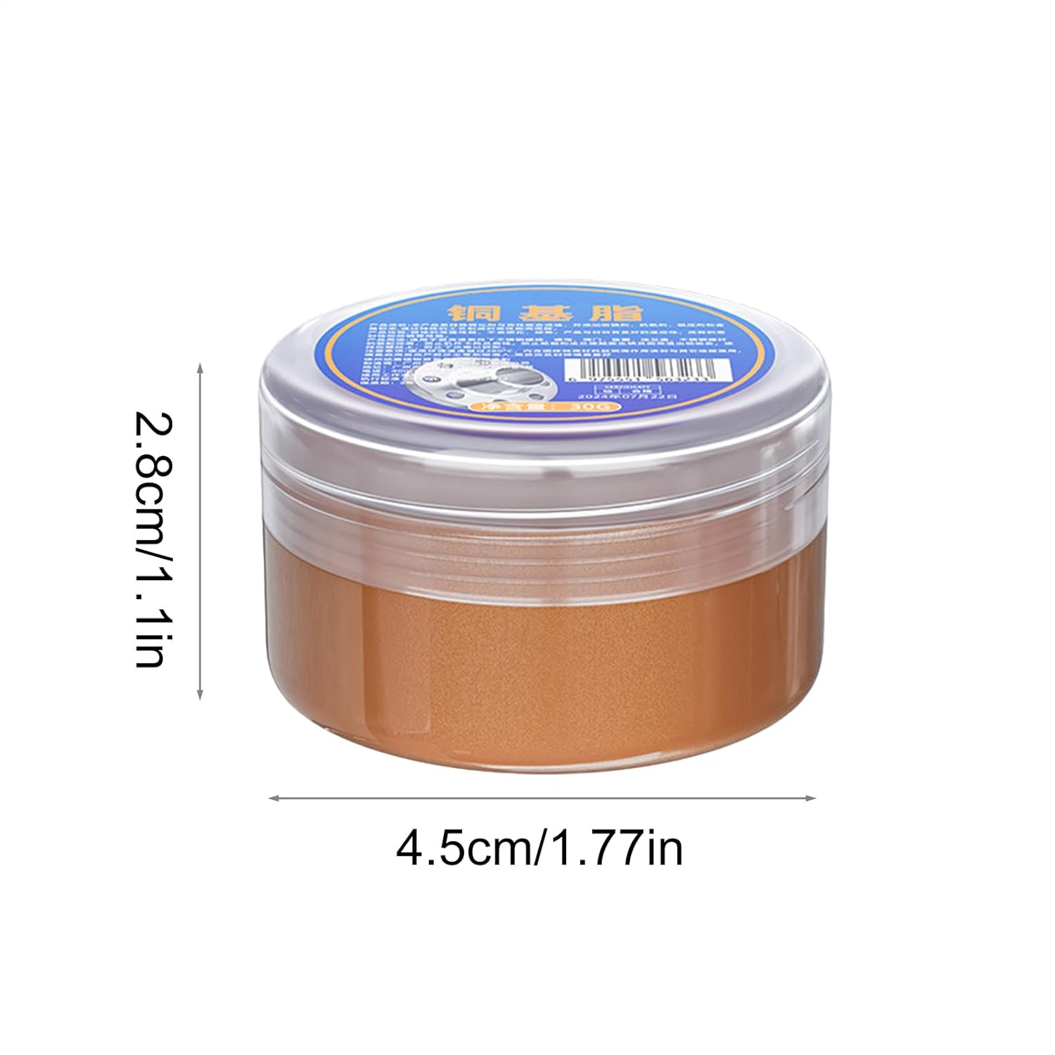 Copper Anti-Seize Lubricant,Copper Based Grease - Waterproof Lubricant and High Temp Grease for Metal, Professional Copper Based anti Seize Grease image number 6