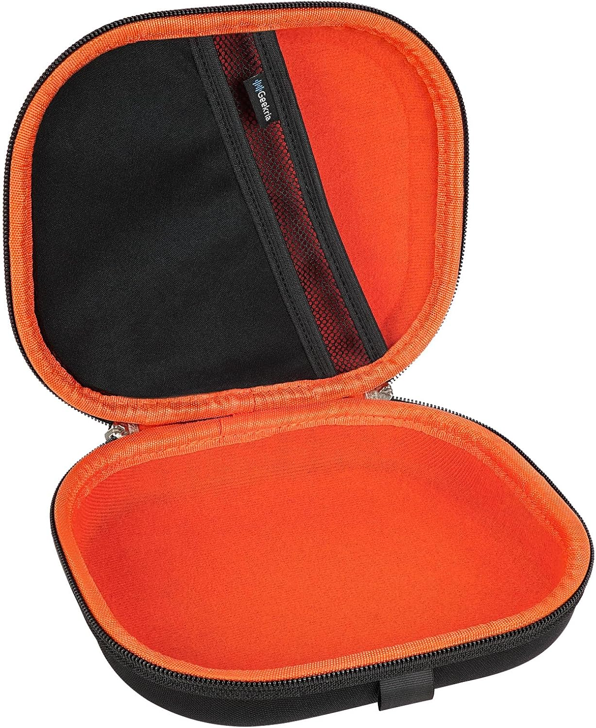 Geekria Shield Headphones Case Compatible with JBL Tune 510BT, Sony MDR-ZX600, Skullcandy Riff 2, Replacement Protective Hard Shell Travel Carrying Bag with Cable Storage (Black) image number 2