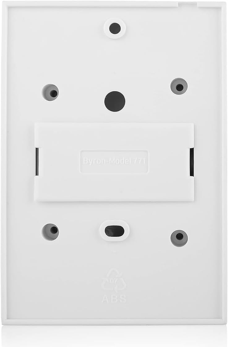 Byron DBW-23061 Classic Doorbell - Wired or Wireless - 85Db - White