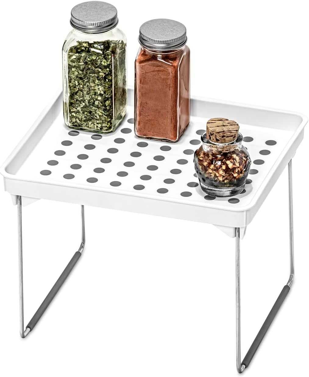 Madesmart Stacking Shelf, White, Small image number 4