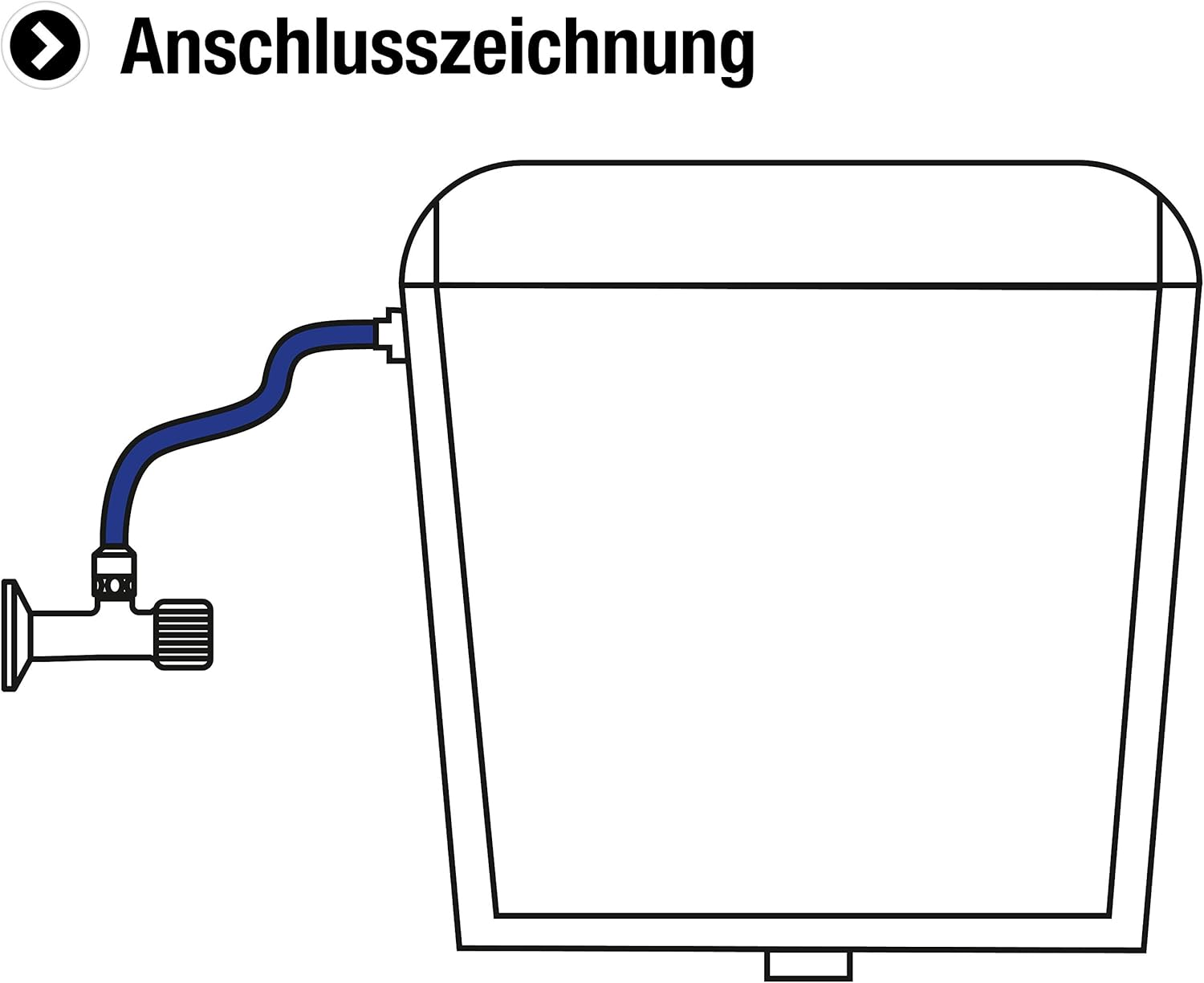 Cornat Flexible Connection Hose 200 Mm Length 3/8 Inch Internal Thread 3/8 Inch Internal Thread High-Quality Stainless Steel Braided Connection Hose for Cistern/Flexible Hose / T317228 image number 2