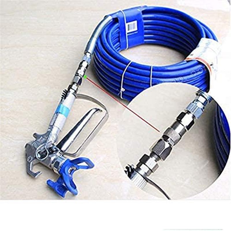 Hose Swivel Joint 1/4" Stainless Steel Swivel Joint for Airless Spray Gun and Airless Hose Silver image number 2