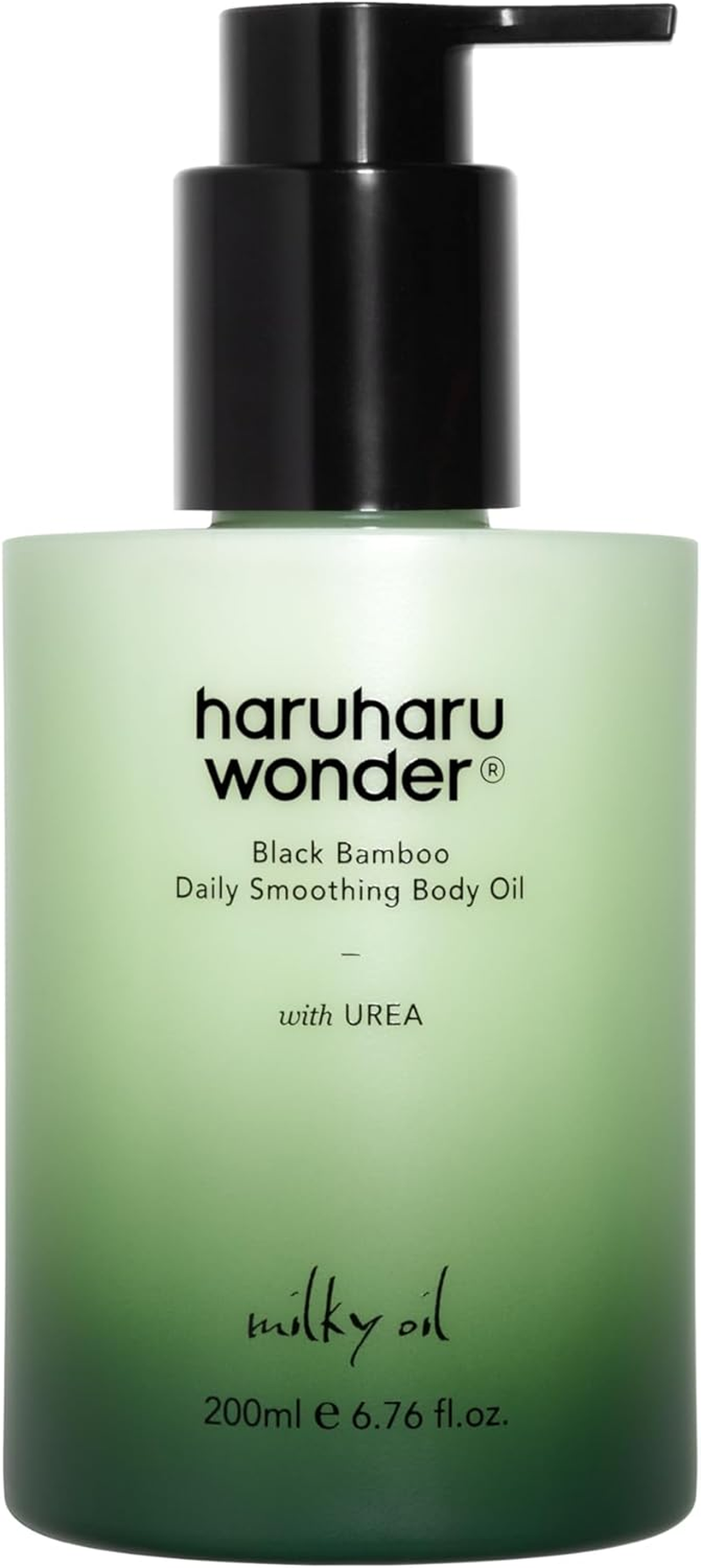 HARUHARU Wonder Black Bamboo Daily Smoothing Body Oil &ndash; Fast Absorption, Lightweight, Non-Greasy, Deeply Hydrating, Locks in Moisture, Softens & Nourishes Skin, with Almond & Argan Oil, 6.76 Fl Oz, 200Ml image number 6