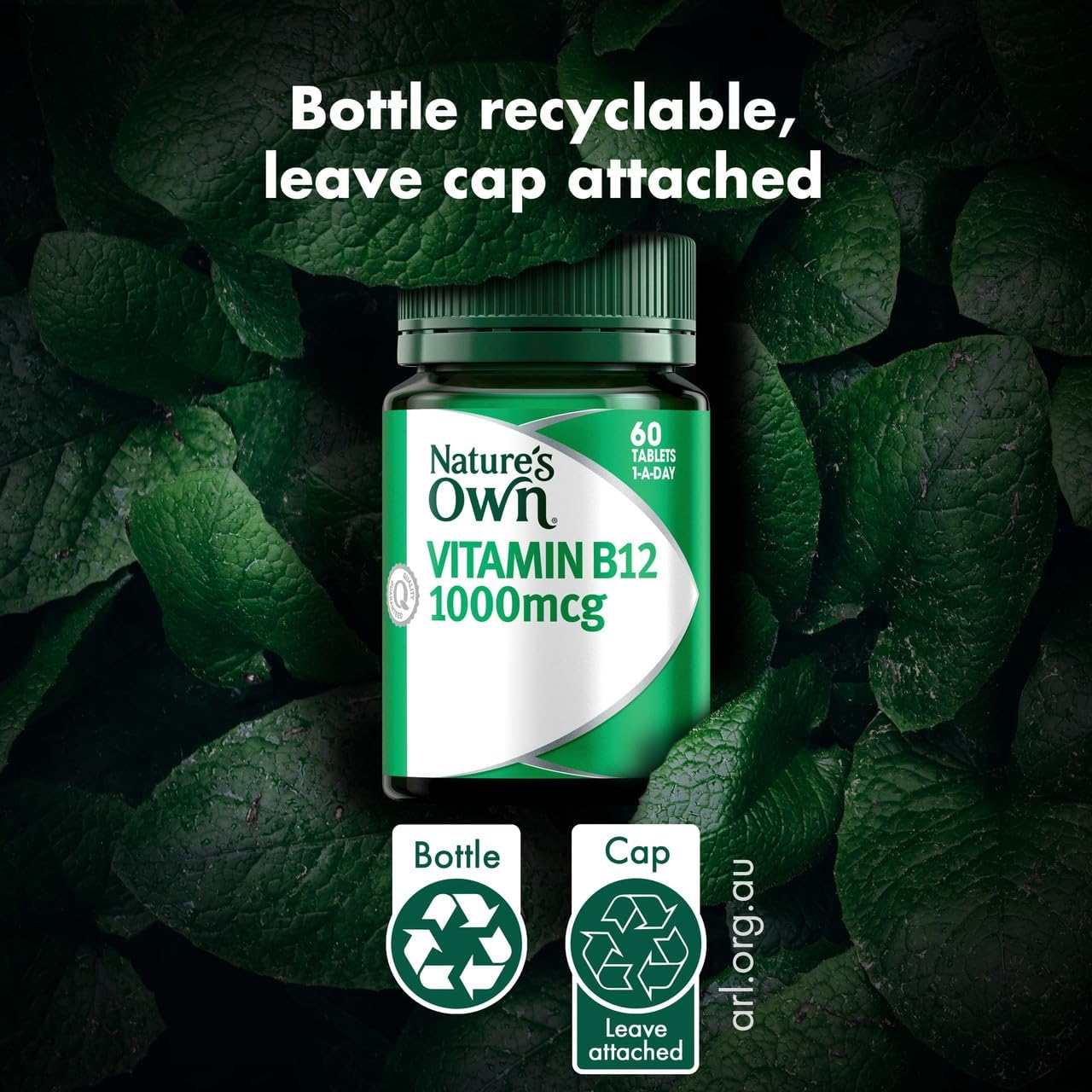 Natures Own High Strength B12 1000Mcg Tablets 60 image number 2