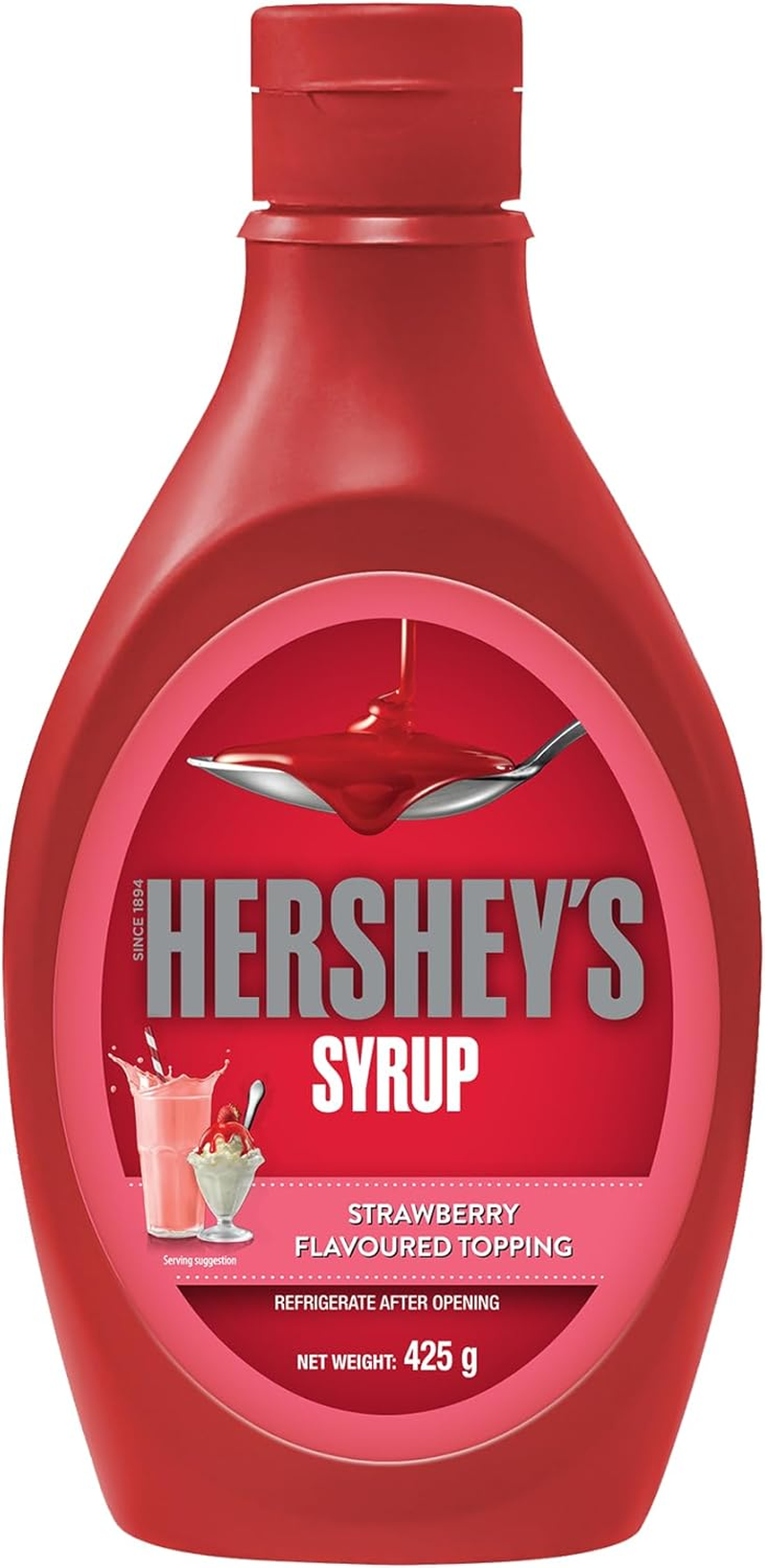Hershey'S Strawberry Flavored Syrup 425 G image number 1