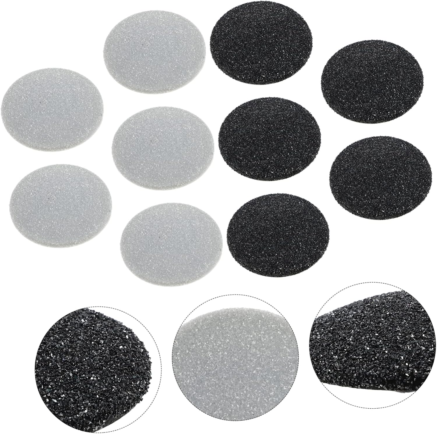 NOLITOY 10Pcs Replacement Heads for Electric Foot File Extra Coarse Pedicure Accessories Professional Dead Skin Removing Tools for Foot Care image number 4