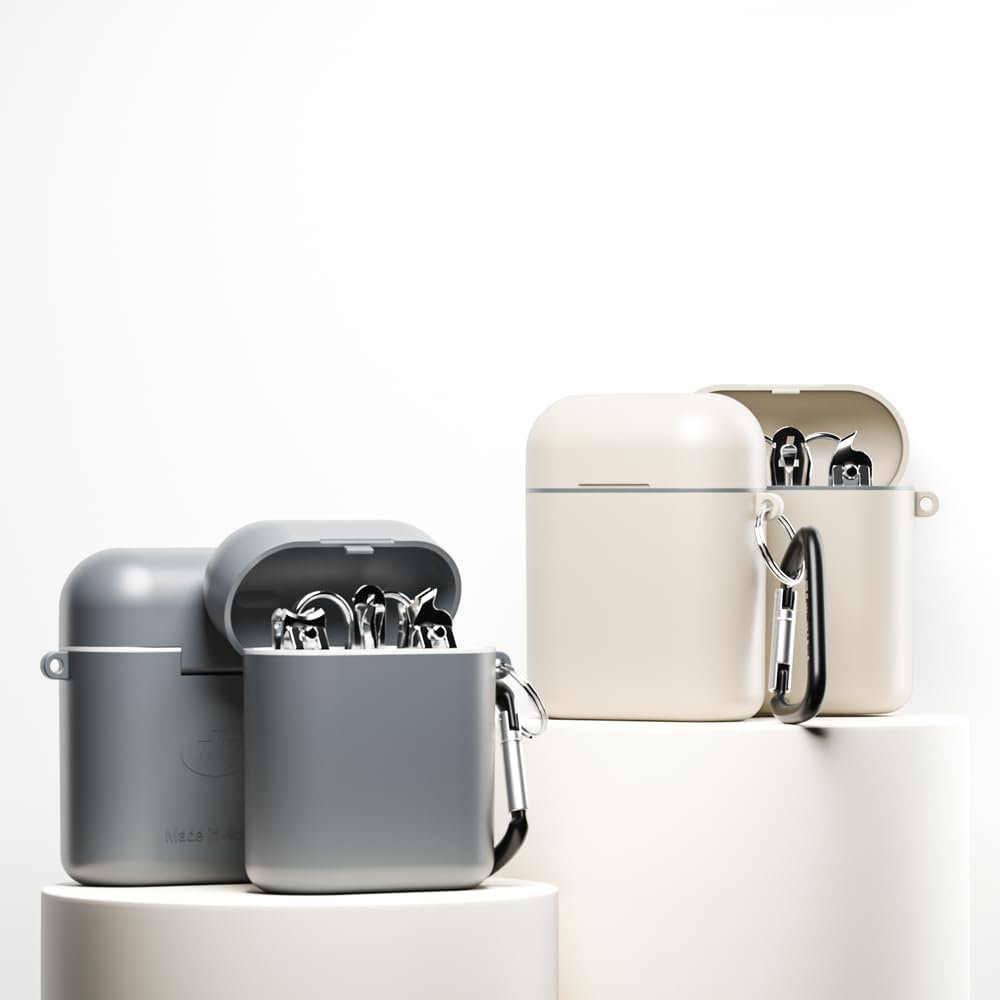 777 Three Seven Clippods Nail Care Set 6Pcs -White image number 4