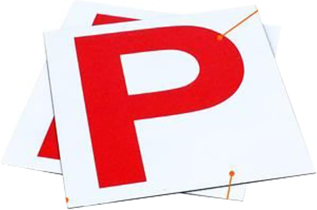 BTC QLD-SA Magnetic P-Plates 2-Pieces, Red image number 1