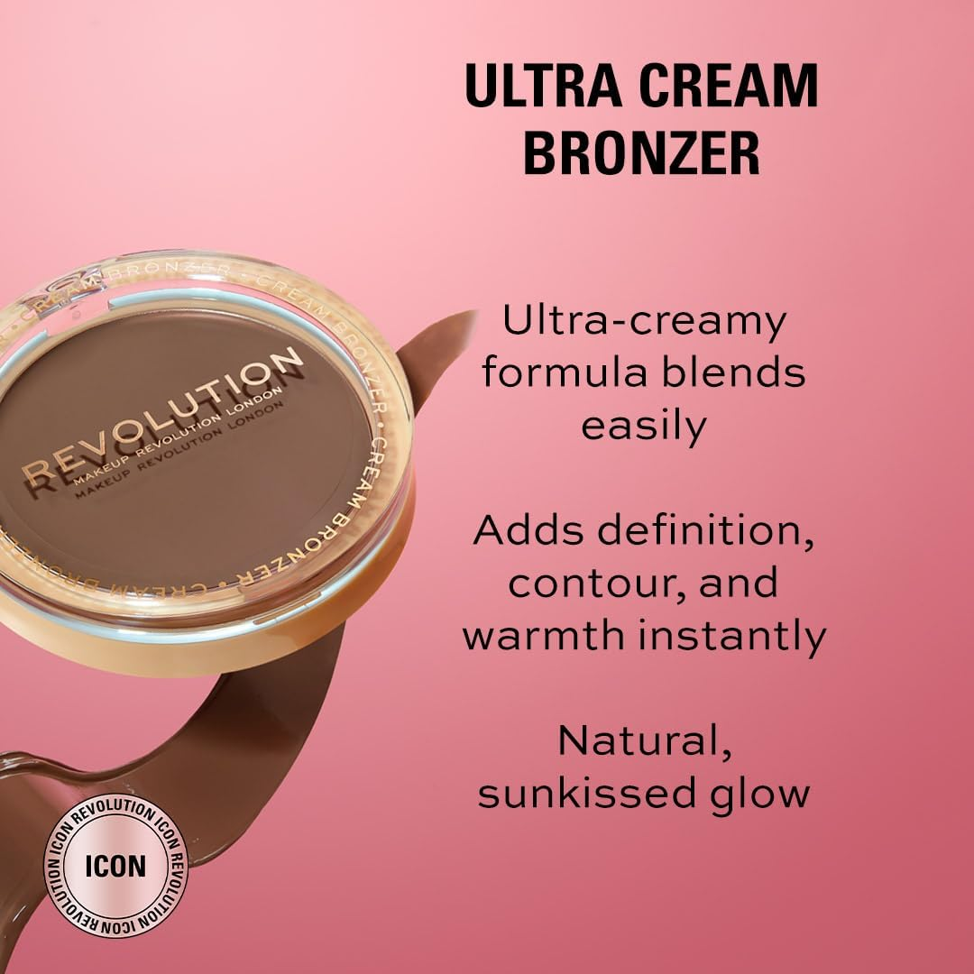 Revolution Ultra Cream Bronzer 6.8 G, Light (Pack of 2) image number 4
