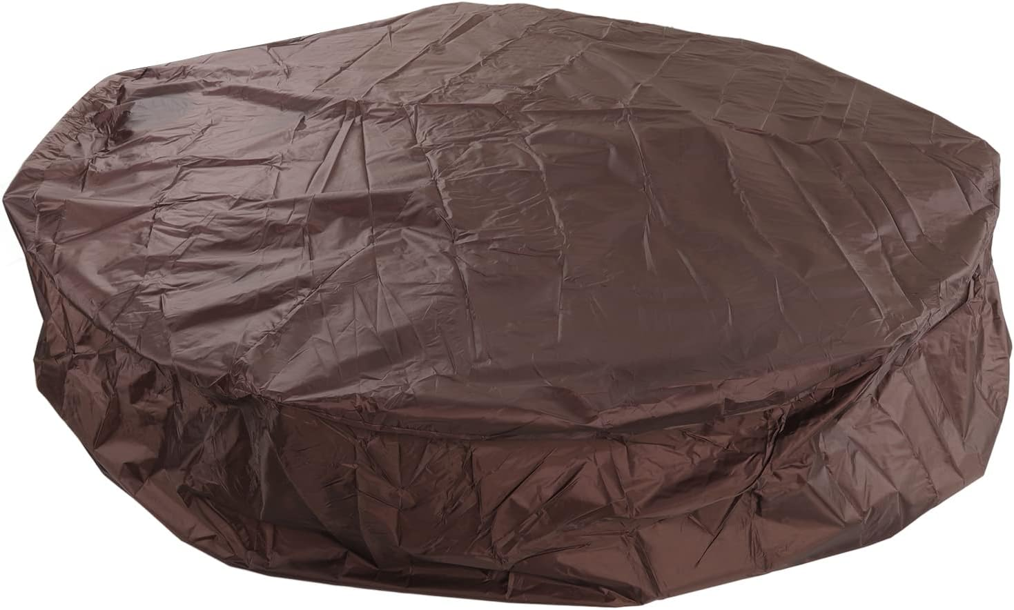 Hot Tub Cover, 190 Silver Weatherproof, Tearproof round Hot Tub Cover to Keep Bathtub Clean for Household (Black)
