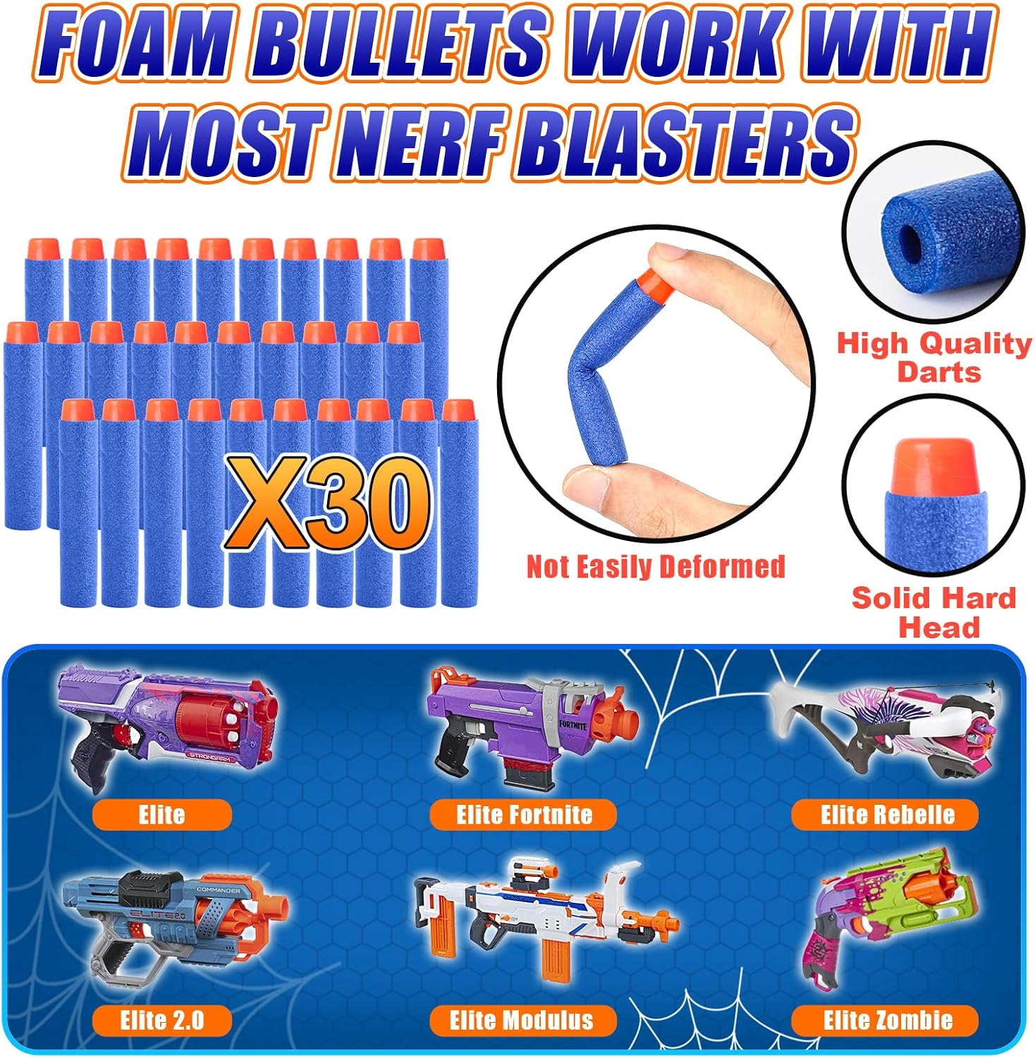 Lehoo Castle Kids Tactical Vest Kit, Nerf Tactical Vest for Nerf Guns with Tactical Mask Wrist Dart Pouch Refill Darts Protective Glasses Strike Elite Series for Boys Girls image number 3