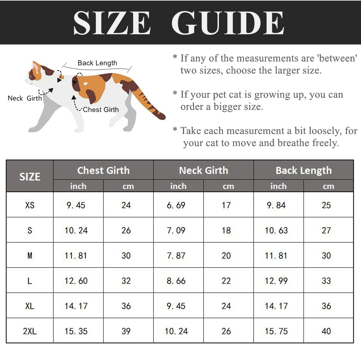 Oslueidy Sphynx Cat Clothes, Hairless Cat Vest Turtleneck Sweater, Kitten Puppy Pullover Shirt with Sleeves, Cat Pajamas Jumper for Sphynx, Cornish Rex, Devon Rex, Peterbald (Grey, XS) image number 7