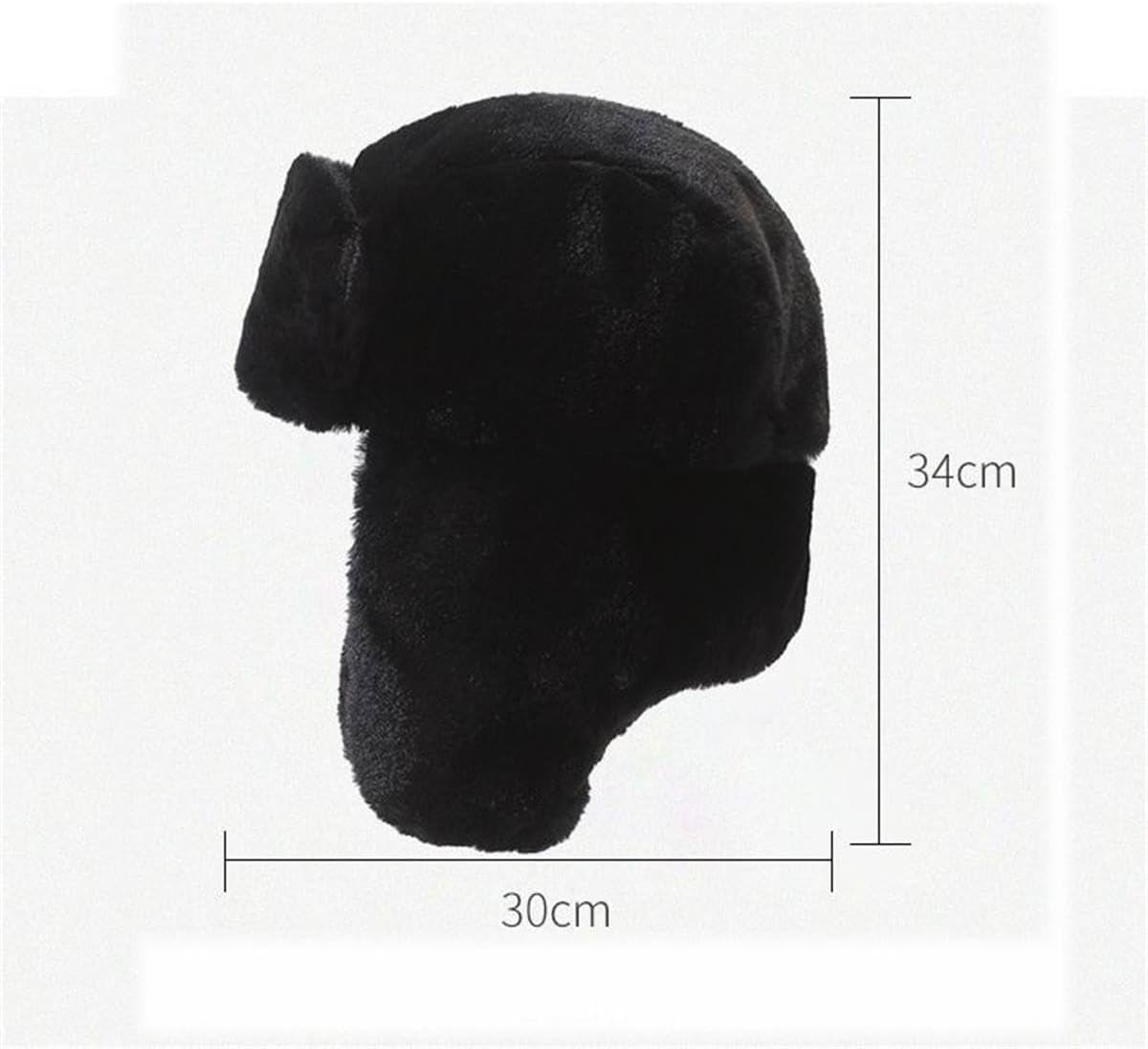 Adult Winter Cozy Plush Ushanka Russian Hat - Windproof Warm Earflap Trapper Hat for Men & Women Grey image number 3