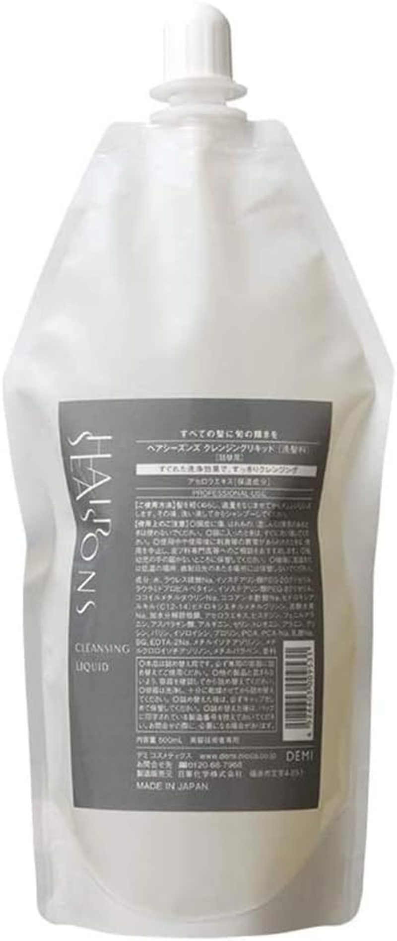 Demi Cosmetics Demi Hair Seasons Cleansing Liquid 500Ml Refill Shampoo