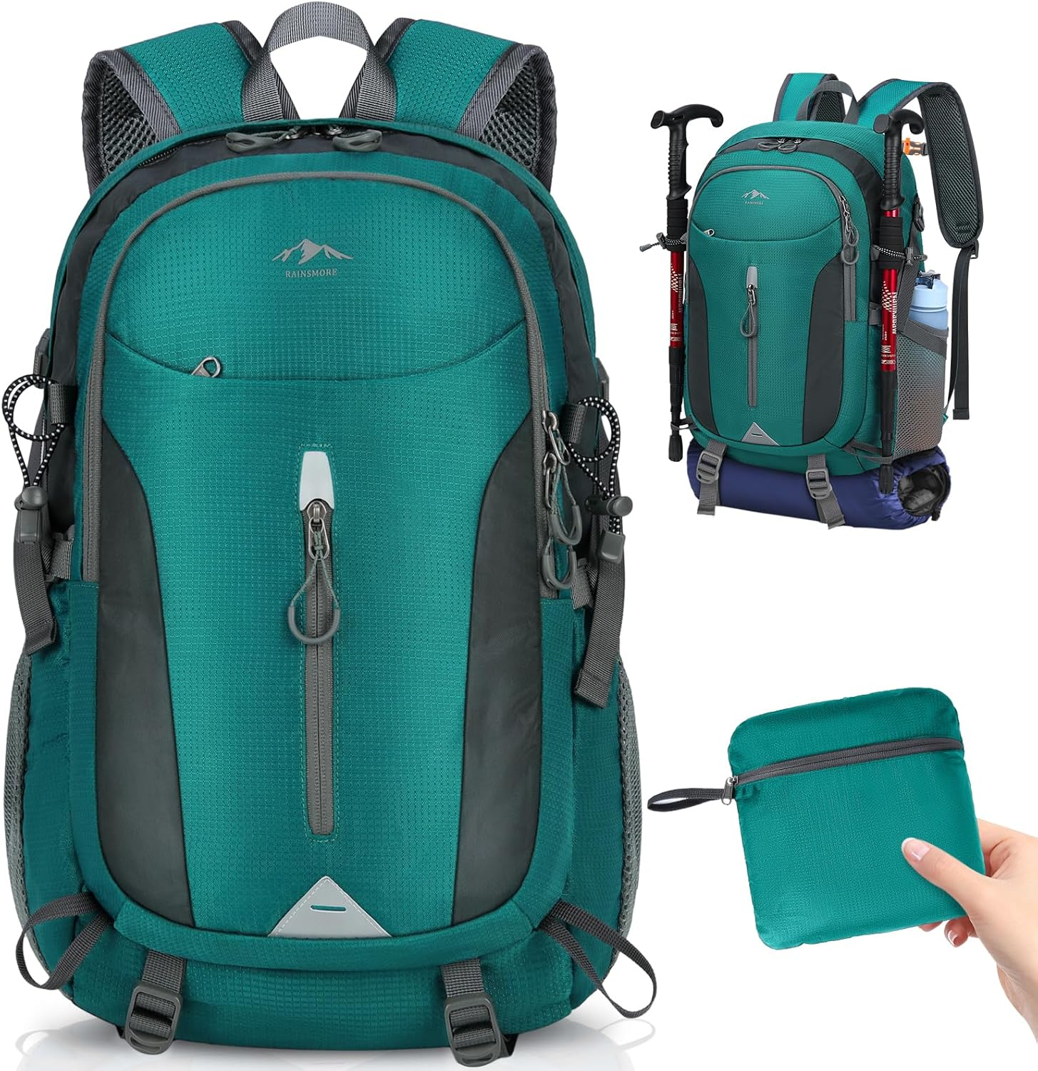 Hiking Backpack 40L Lightweight Packable Camping Backpack Waterproof Travel Daypack Men Women Hiking Daypack