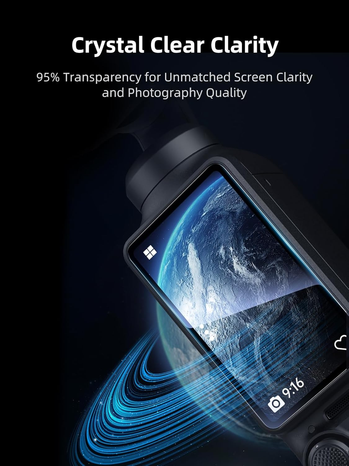 Llano DJI Osmo Pocket 3 Screen Protector, Osmo Pocket 3 Accessories, 9H Tempered Glass, Ultra-Clear, Anti-Scratch, High Touch Sensitivity, Easy Bubble-Free Installation with Alignment Kit &ndash; 2 Pack image number 1