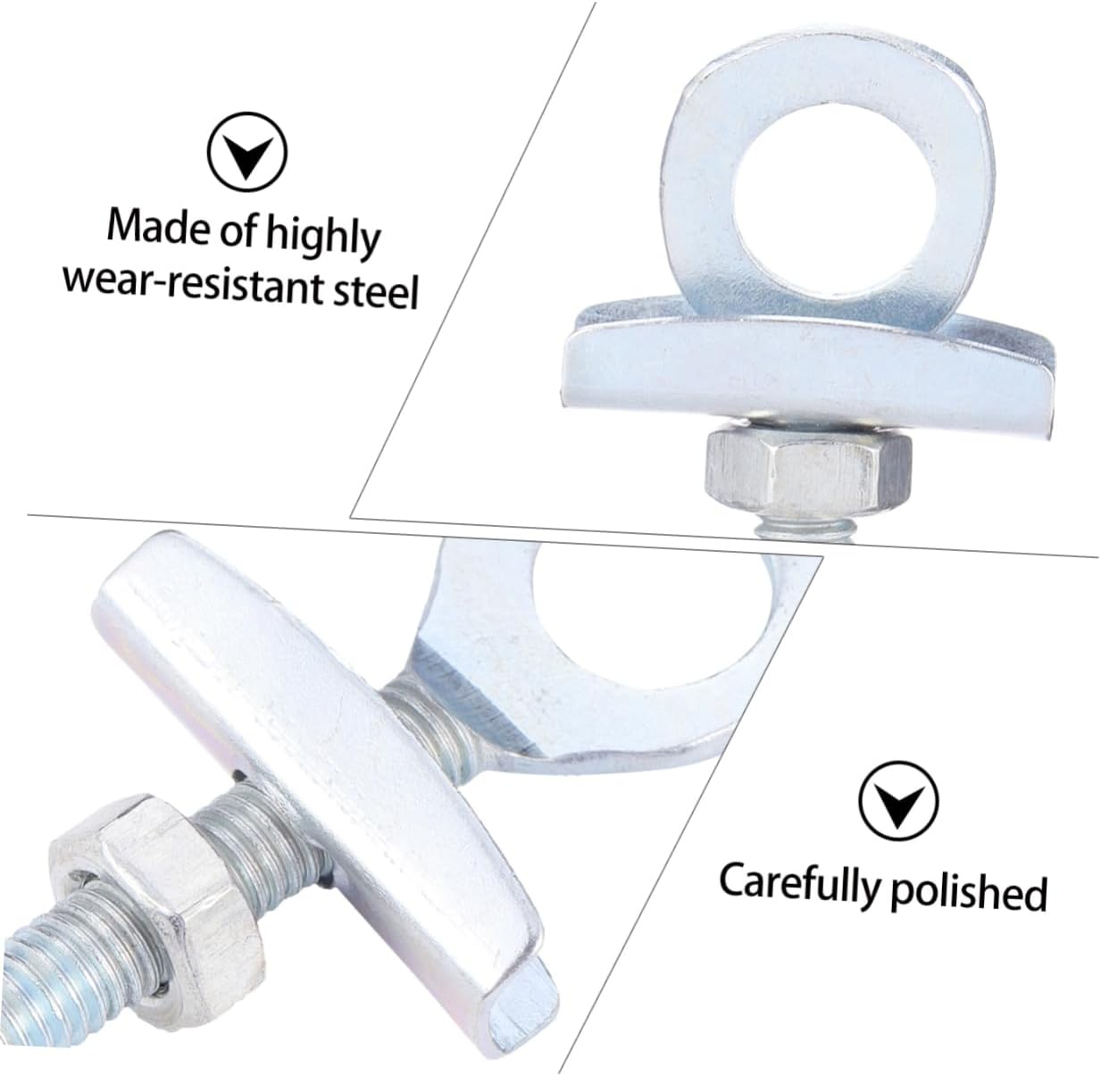 HONMEET 20Pcs Chain Adjustment Screw Bike Tensioner Fastener Bolt for Bmx Chain Repair Essential Bike Accessories Parts for Cycling image number 4