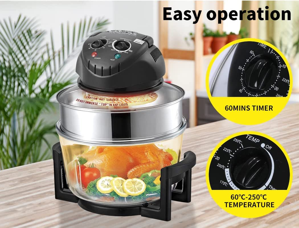 Spector Air Fryer Electric Fryers Oven Self-Cleaning Healthy Cooker 17L Oil Free image number 6