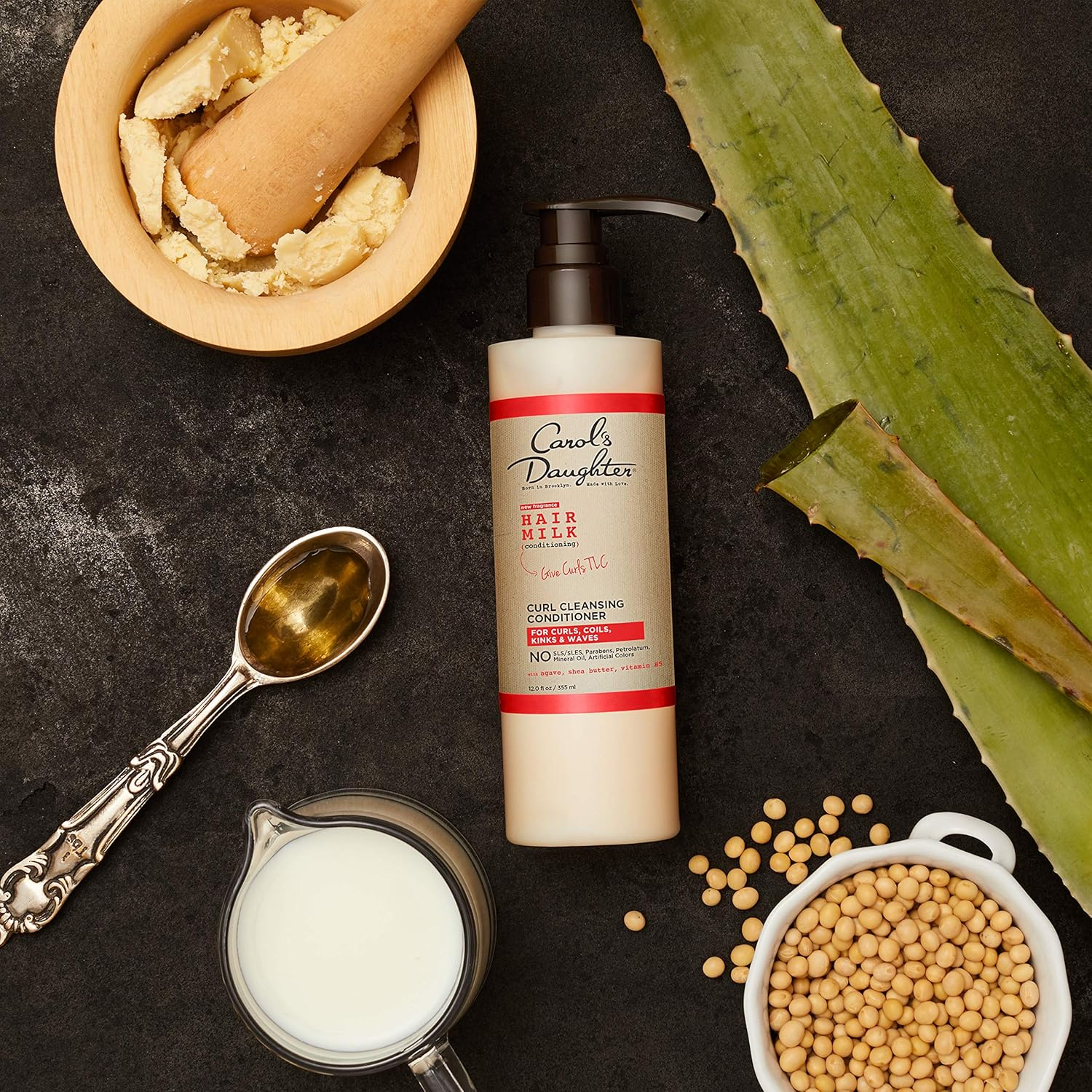 Carols Daughter Hair Milk Nourishing & Conditioning Cleansing Conditioner, 12 Ounce 1 Count Hair Milk Nourishing and Conditioning Cleansing Conditioner - 12.0 Oz image number 4