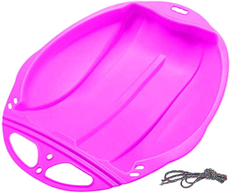 Generic Heavy Duty Snow Sled - Winter Snow Sledge Toboggan Winter Toy for Kids and Adults