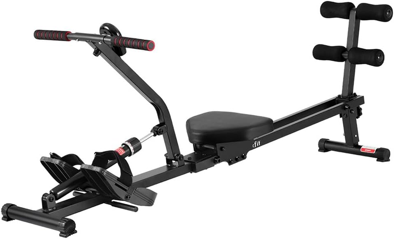 Everfit Hydraulic 12 Level Rowing Machine Rower Resistance Fitness Gym Cardio image number 3