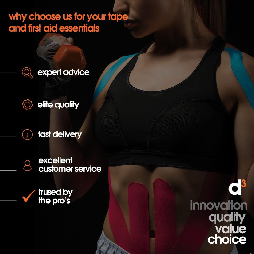 D3 Hypo Fix 50Mm X 10M (1 Roll) Hypoallergenic Underwrap Retention Dressing Fixation Tape Medical Dressing Adhesive Sports Wound Fixing Tape