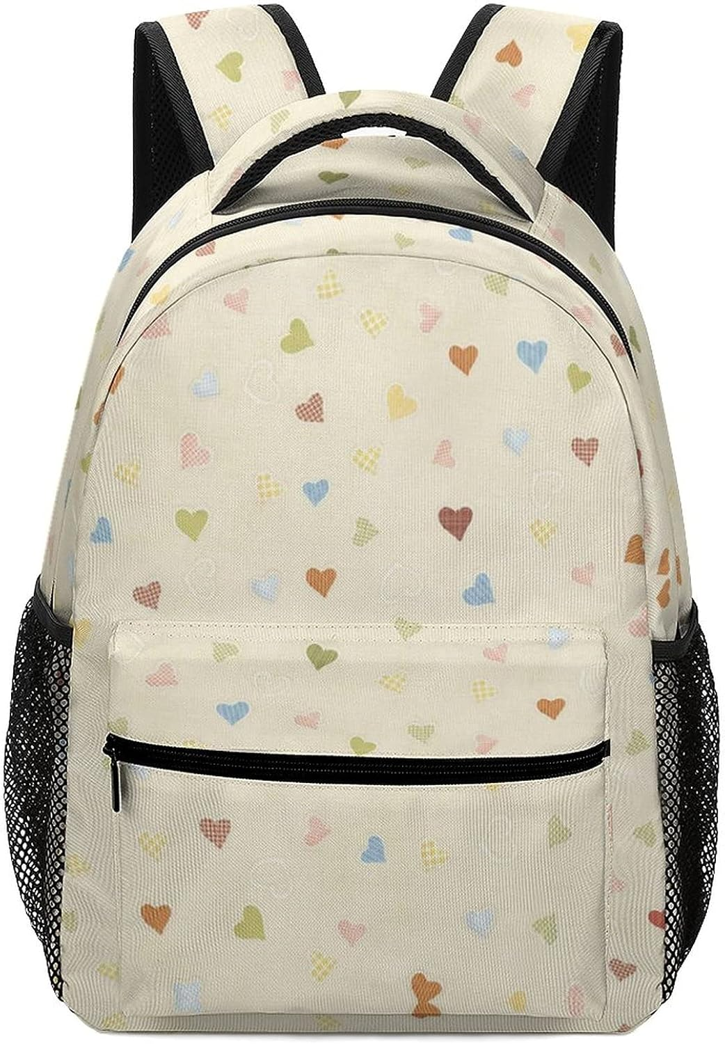 Children'S Backpack Print Pretty Cute Decoration Love Texture School Backpack for Boy,Nylon Backpacks for Middle High School,Adjustable Shoulder Waterproof image number 1
