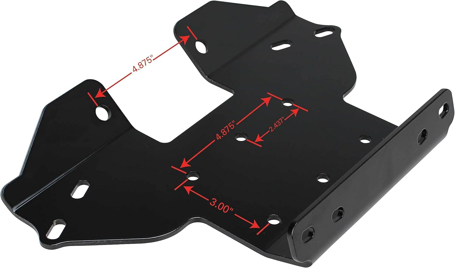 Extreme Max 5600.3139 ATV Winch Mount for Kawasaki Brute Force, Black image number 5