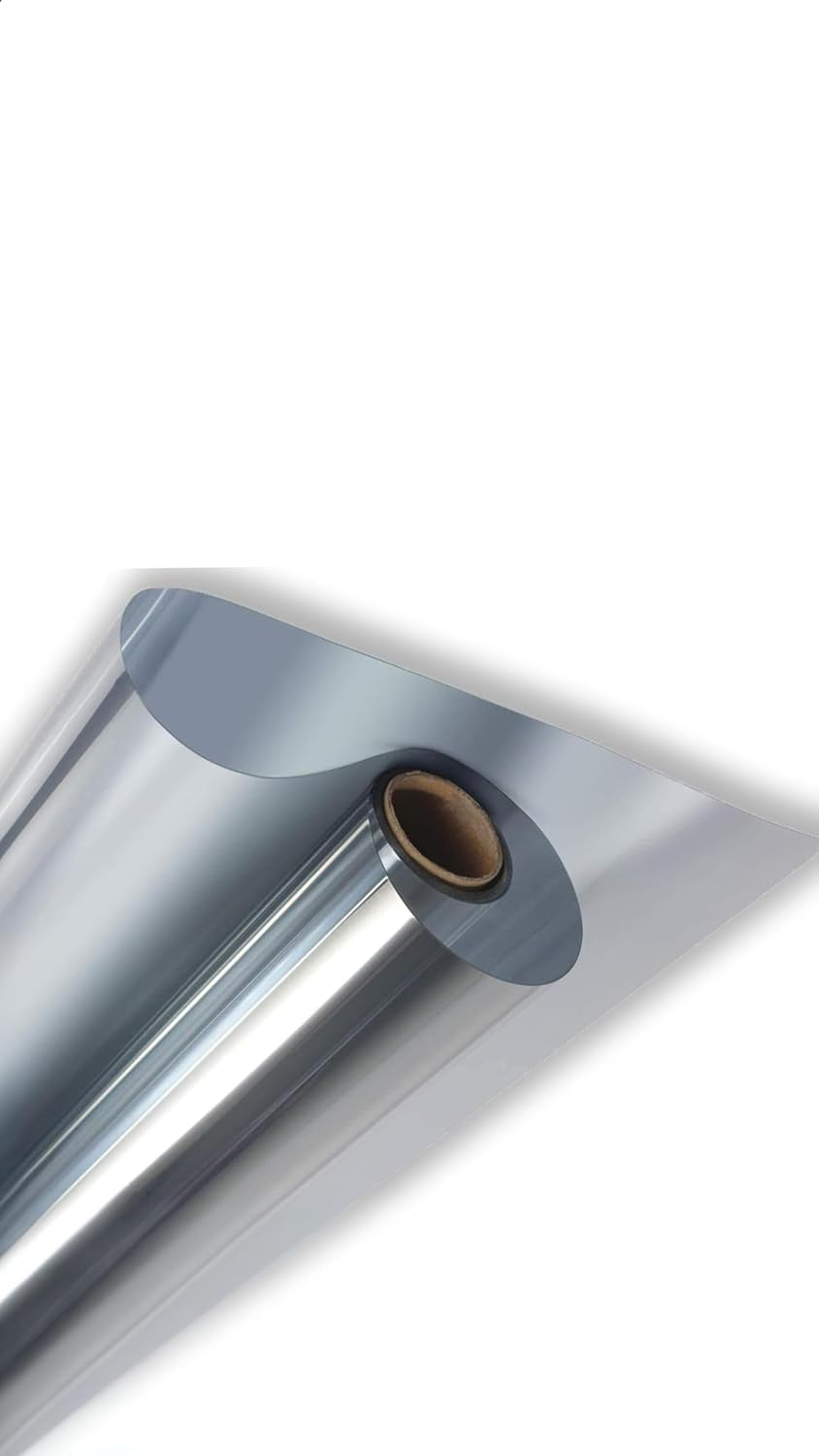 Honwor One Way Window Film - Silver, 23.6X39.4 Inches | Daytime Privacy, UV Blocking, Static Cling, Reflective Window Tint for Home and Office image number 6