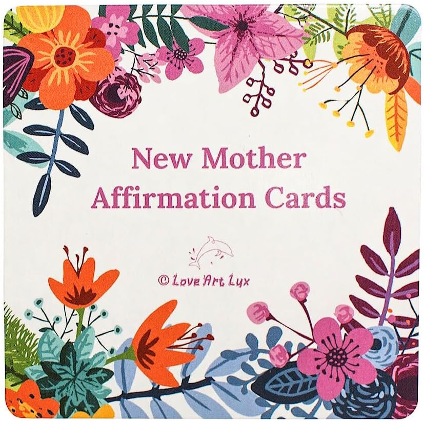 New Mother Gifts - Positive Affirmation Cards to Support New Mom. Postpartum Gifts for Mom, Gifts for New Mom after Birth, New Mom Essentials, New Mom Gift image number 5